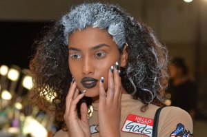 Backstage at Fenty Puma by Rihanna RTW Fall 2016