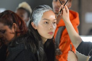 Backstage at Fenty Puma by Rihanna RTW Fall 2016