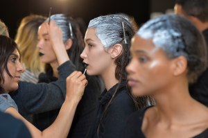 Backstage at Fenty Puma by Rihanna RTW Fall 2016