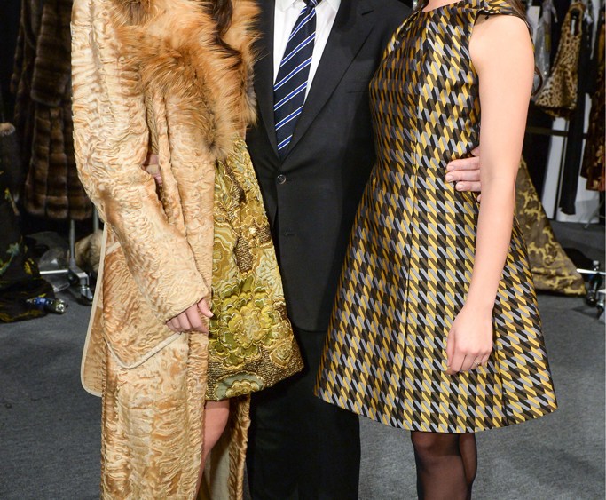 Ana Villafane, Dennis Basso, Phillipa Soo front row