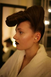 Backstage at Gareth Pugh RTW Fall 2016