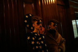 Backstage at Gareth Pugh RTW Fall 2016
