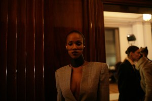 Backstage at Gareth Pugh RTW Fall 2016