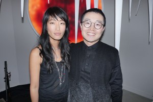 Jihae and Han Kook Kim AT Gentle Monster store opening, Fall Winter 2016, New York Fashion Week, America - 11 Feb 2016