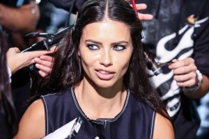 Backstage at Versace RTW Fall 2016