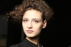 Backstage at Giorgio Armani RTW Fall 2016