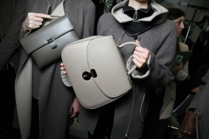 Backstage at Giorgio Armani RTW Fall 2016