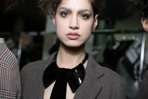 Backstage at Giorgio Armani RTW Fall 2016