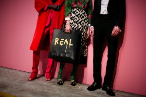 Backstage at Gucci Fall 2016