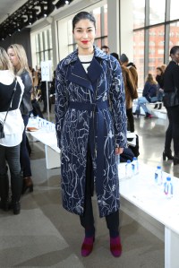 Caroline Issa front row at jason wu rtw fall 2016