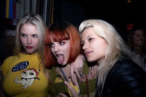 Ashley Smith, Sita Abellan and Victoria Brito at Jeremy Scott Fall 2016 After Party