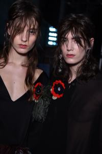 Backstage at Christopher Kane RTW Fall 2016
