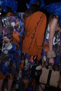 Backstage at Christopher Kane RTW Fall 2016