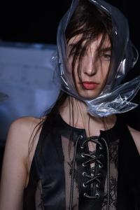 Backstage at Christopher Kane RTW Fall 2016