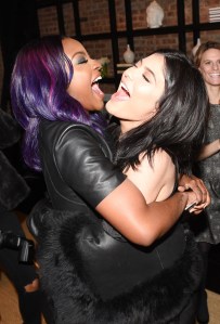 Justine Skye and Kylie Jenner at Kendall + Kylie Launch Party