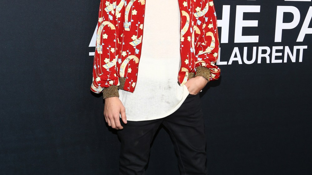 Justin Bieber at Saint Laurent Fall 2016