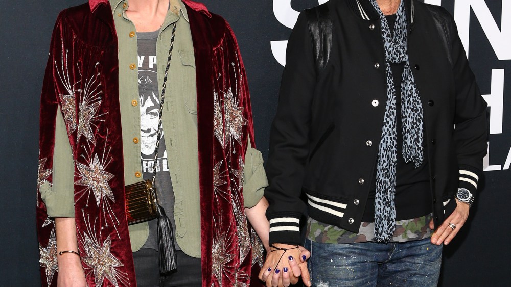 Portia de Rossi and Ellen DeGeneres at Saint Laurent Fall 2016