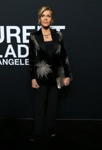 Jane Fonda at Saint Laurent Fall 2016
