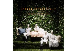 One of Philosophy di Lorenzo Serafini's spring looks at Milan's La Rinascente windows