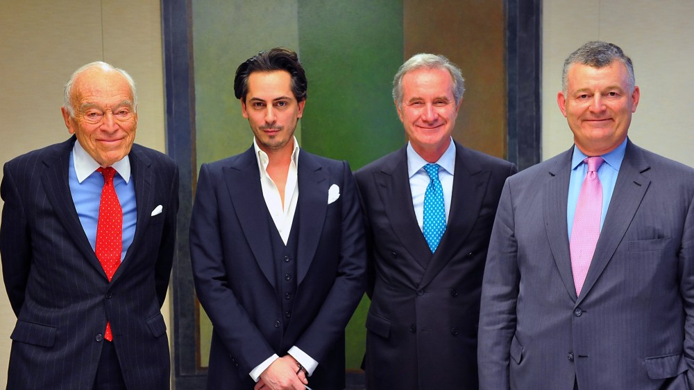 Leonard A. Lauder, Kilian Hennessy, Fabrizio Freda and William P. Lauder