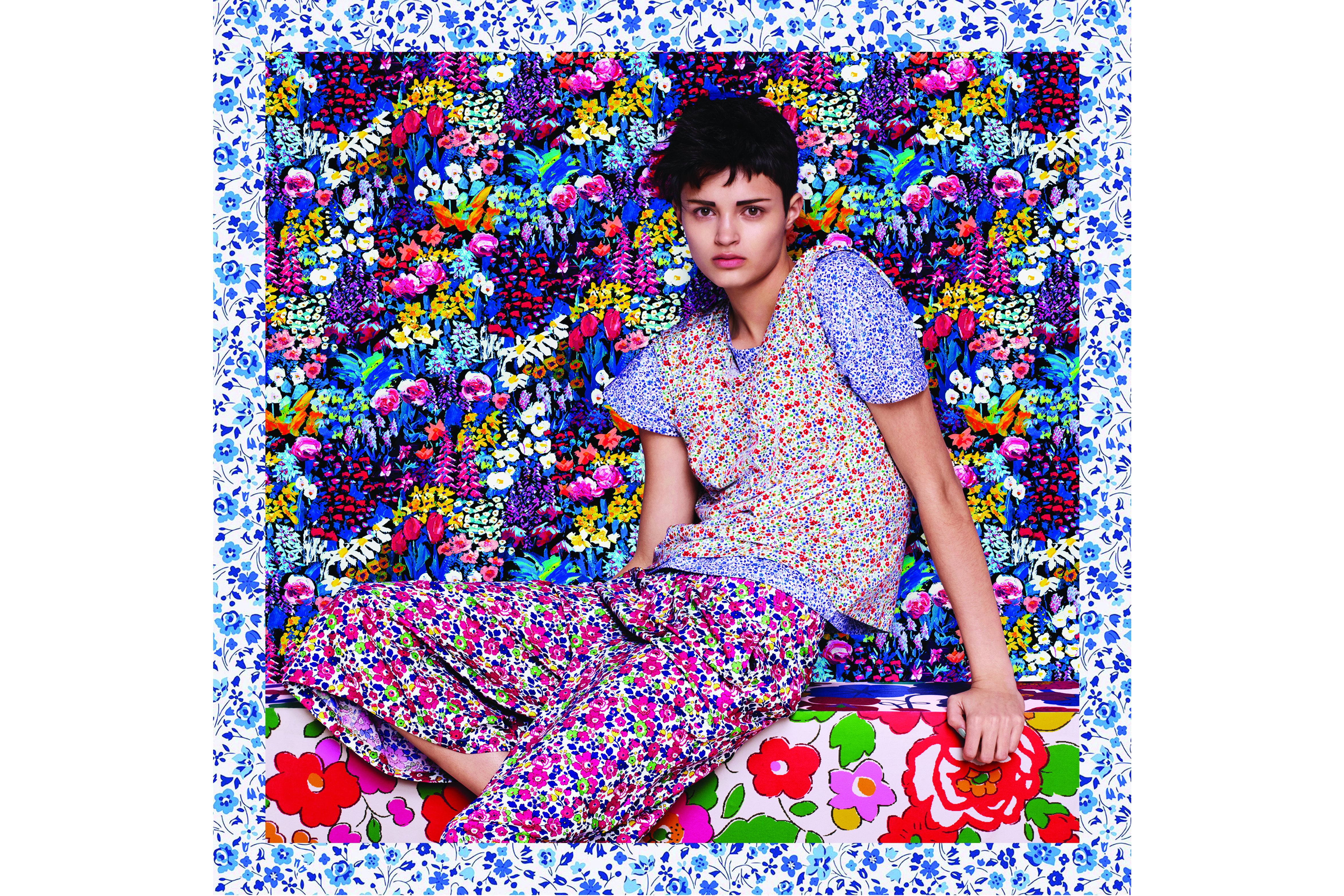 A look from Liberty's collaboration with Uniqlo
