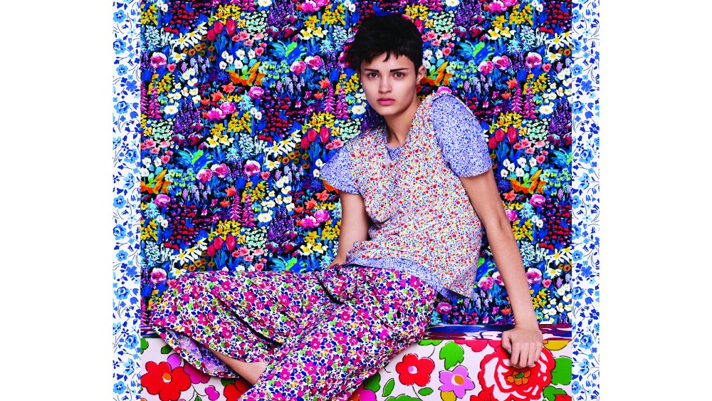A look from Liberty's collaboration with Uniqlo