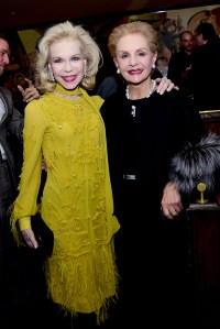 Lynn Wyatt and Carolina Herrera Paddle8 celebrates Lynn Wyatt ￼with a Champagne Reception at the Monkey Bar