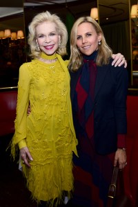 Lynn Wyatt and Tory Burch Paddle8 celebrates Lynn Wyatt ￼with a Champagne Reception at the Monkey Bar