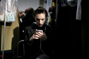 Backstage at Marni Fall 2016
