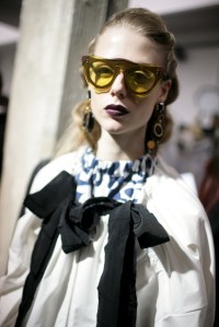 Backstage at Marni Fall 2016