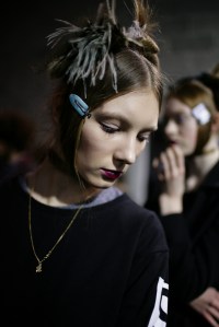Backstage at Antonio Marras Fall 2016