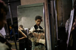 Backstage at Antonio Marras Fall 2016