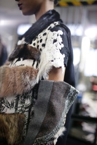 Backstage at Antonio Marras Fall 2016