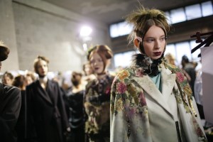 Backstage at Antonio Marras Fall 2016