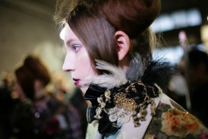 Backstage at Antonio Marras Fall 2016