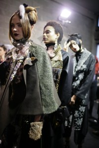 Backstage at Antonio Marras Fall 2016
