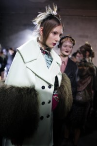 Backstage at Antonio Marras Fall 2016