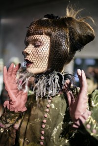 Backstage at Antonio Marras Fall 2016