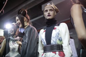 Backstage at Antonio Marras Fall 2016