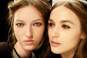 Backstage at Monique Lhuillier RTW Fall 2016