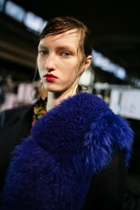 Backstage at MSGM Fall 2016