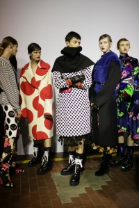 Backstage at MSGM Fall 2016