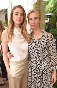 Amber Heard and Sam Taylor-Johnson 2016 Net-a-Porter Women Behind The Camera Luncheon