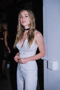 Zella Day front row at nicole miller fall 2016