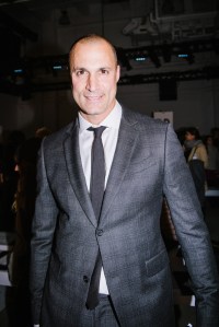 Nigel Barker Front Row at Nicole Miller Fall 2016