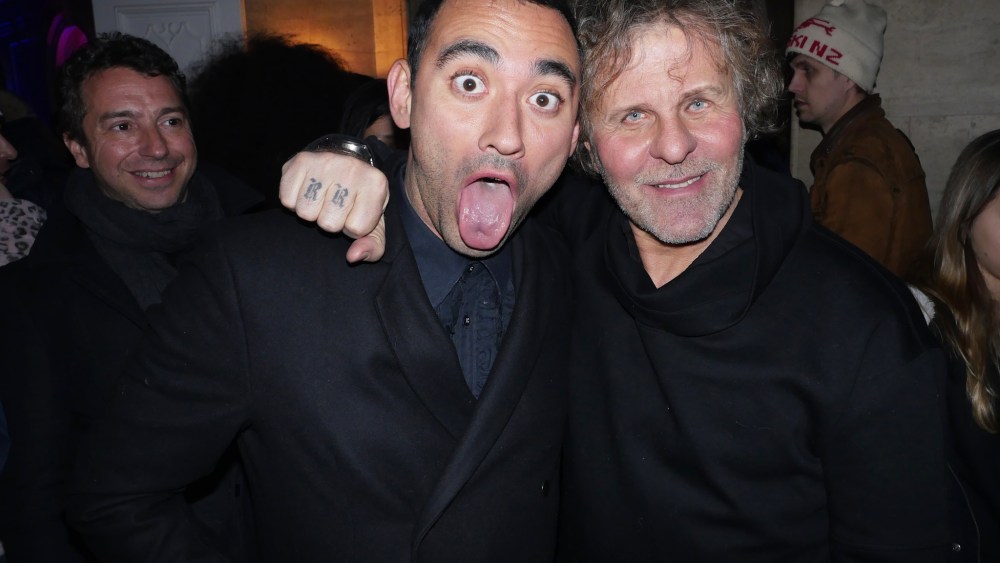 Nicola Formichetti and Renzo Rosso at diesel after party