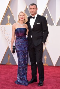 Naomi Watts and Liev Schreiber 2016 oscars