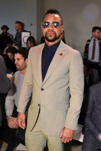 Cuba Gooding, Jr. AT Perry Ellis show, Front Row, Fall Winter 2016, New York Fashion Week: Men's, America - 03 Feb 2016