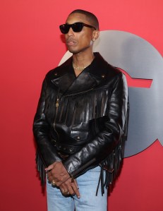 Pharrell Williams at the 2024 GQ Men Of The Year Party at Bar Marmont on November 14, 2024 in Los Angeles, California.