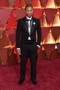 Pharrell Williams at the 89th Annual Academy Awards on February 26, 2017 in Los Angeles, California.